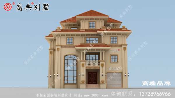 三层半乡村自建欧式住宅别墅