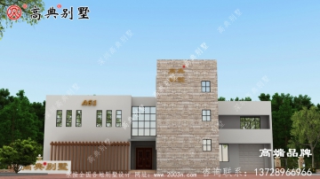 现代风200平方米三层别墅