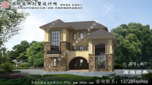 开封县三层半别墅设计图纸