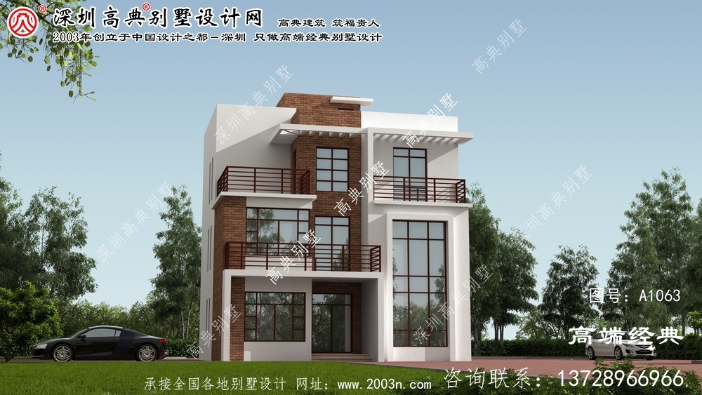 浠水县别墅图纸效果图