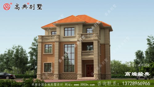 克拉玛依区农村三层建房设计图