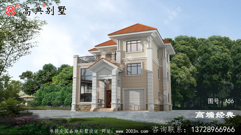 农村三层自建房美观实用接地气！