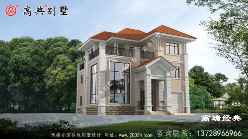 农村三层自建房美观实用接地气！