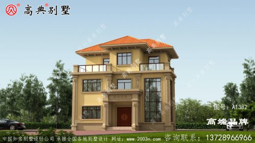 99平方三层简欧别墅设计图户型是经典的