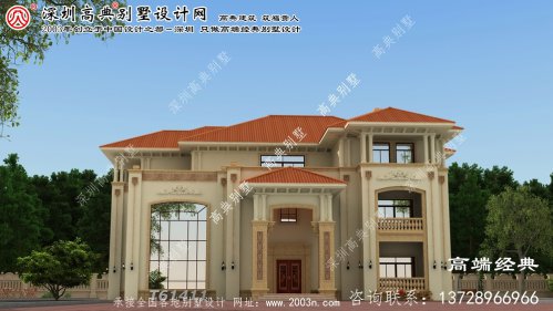 旅顺口区经典的欧式风格。设计非常豪