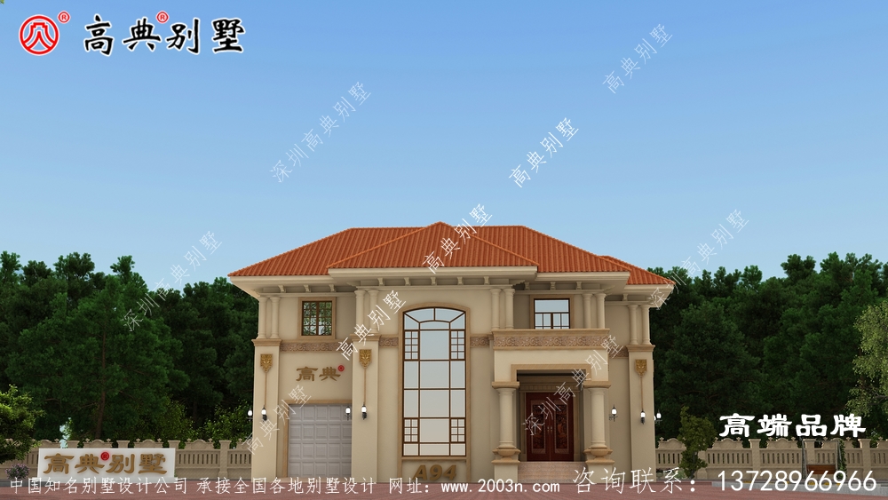 欧式房屋设计图比城里面的小商品房好太多