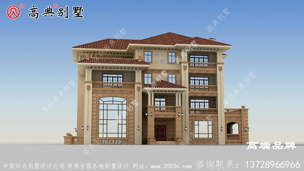 房屋设计图农村巧妙利用各种传统纹饰