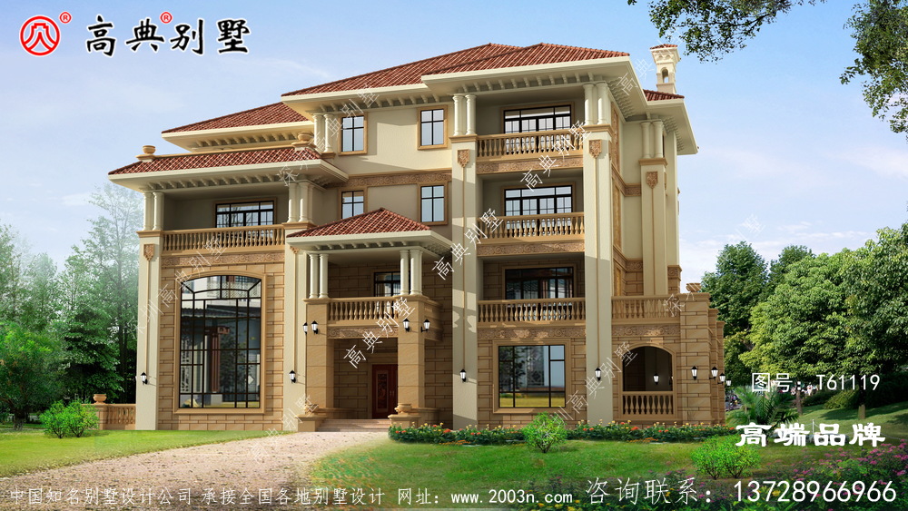 房屋设计图农村巧妙利用各种传统纹饰