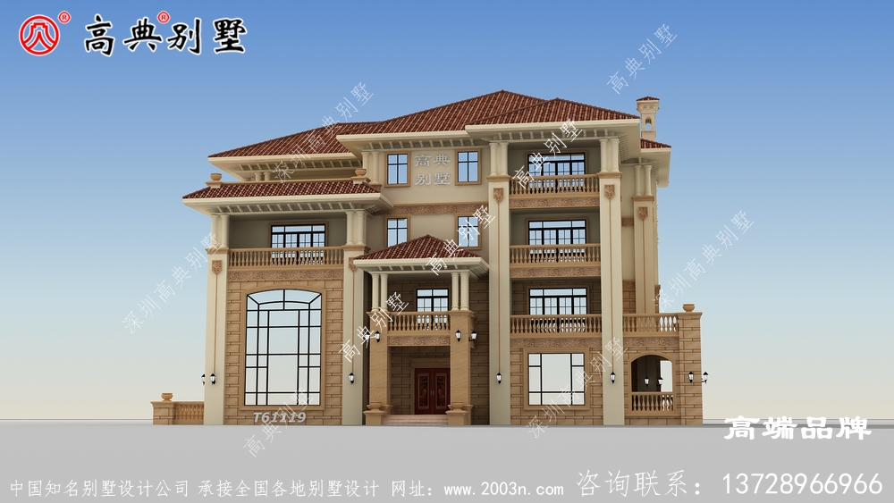 房屋设计图农村巧妙利用各种传统纹饰