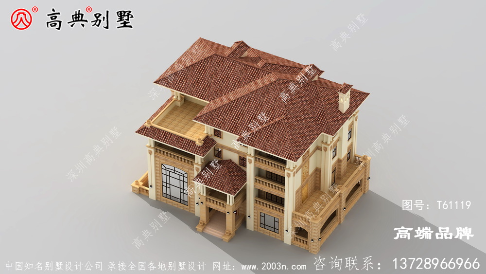 房屋设计图农村巧妙利用各种传统纹饰