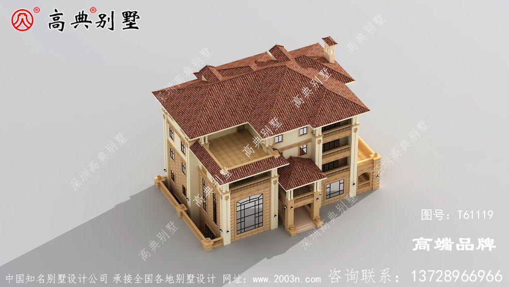 房屋设计图农村巧妙利用各种传统纹饰