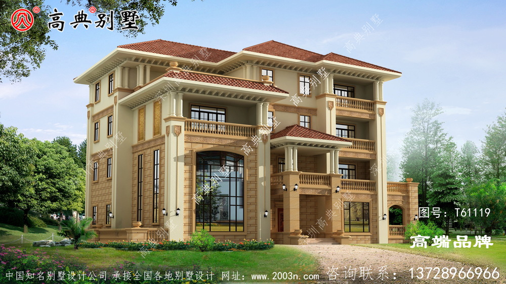 房屋设计图农村巧妙利用各种传统纹饰