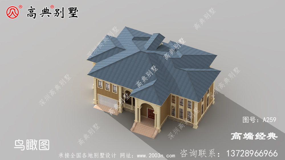 推荐火爆朋友圈好看又简单的二层楼房设计图新乐市