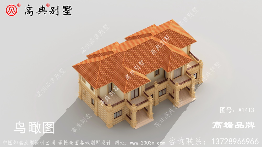  农村房屋别墅设计效果图居住舒适度也高	