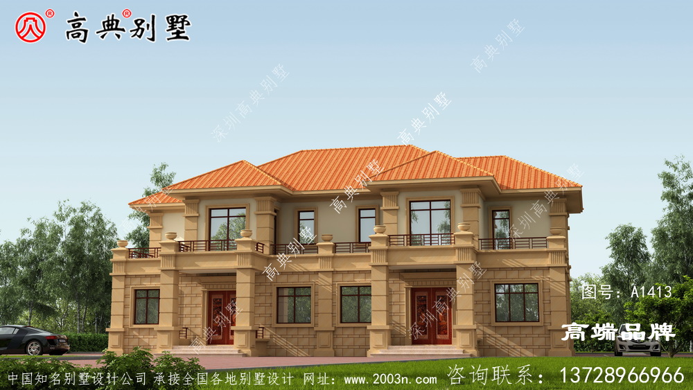  农村房屋别墅设计效果图居住舒适度也高	