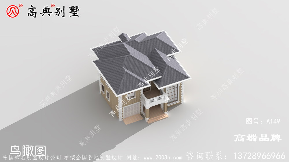 房屋装修效果图颜色清新，不落俗套	