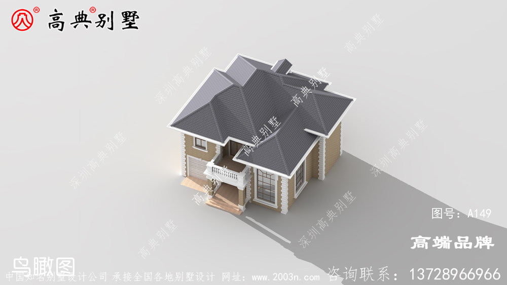 房屋装修效果图颜色清新，不落俗套	