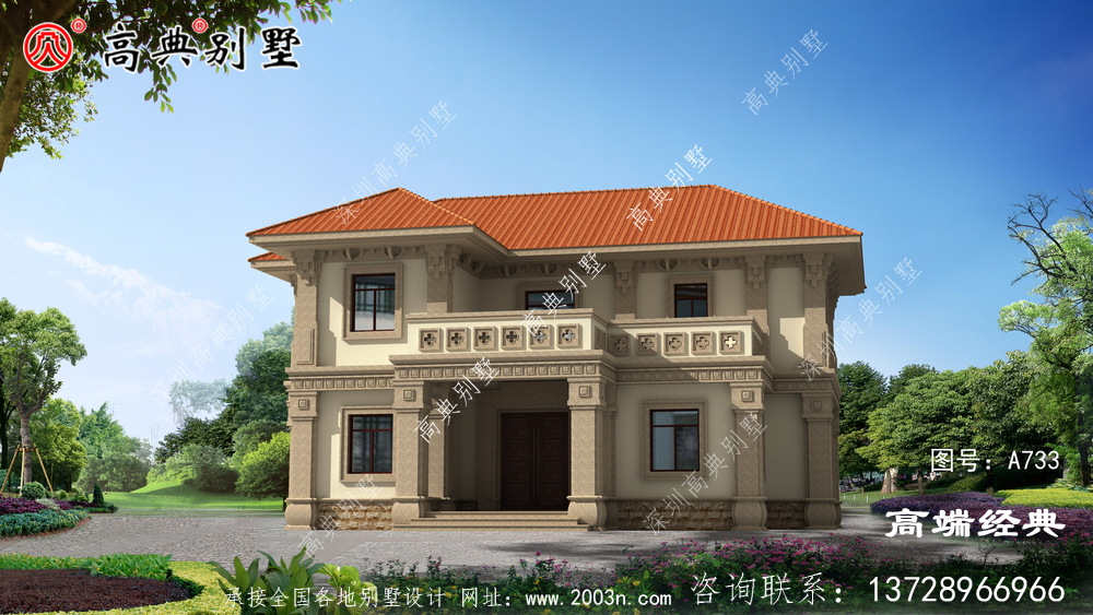 走在乡间的小路上，处处都是别墅