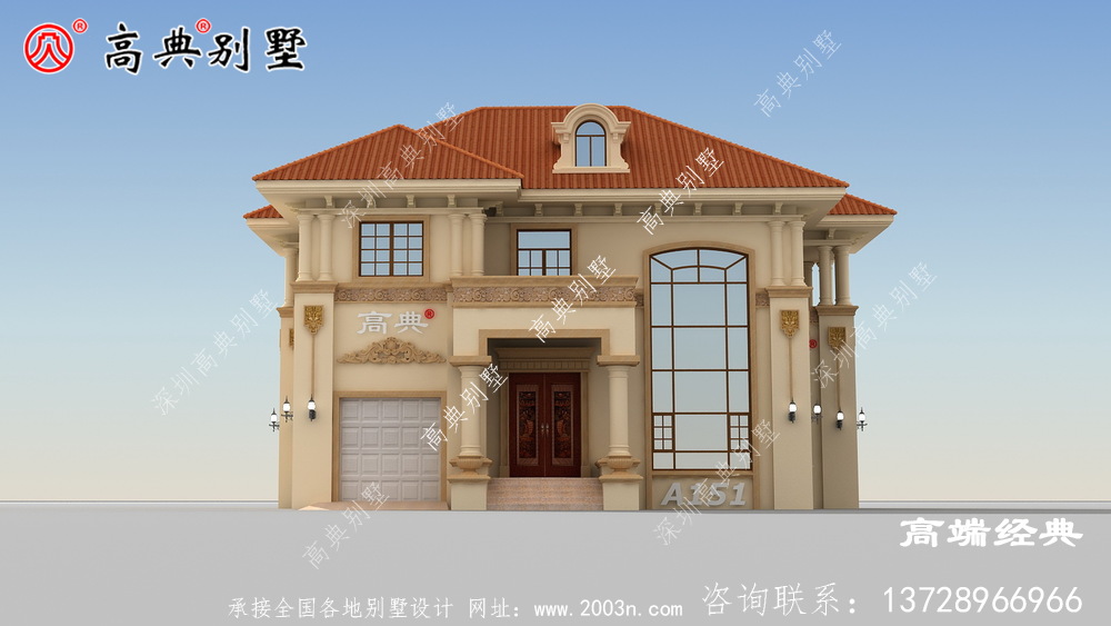 别墅采用的是砖混的结构形式经济实惠