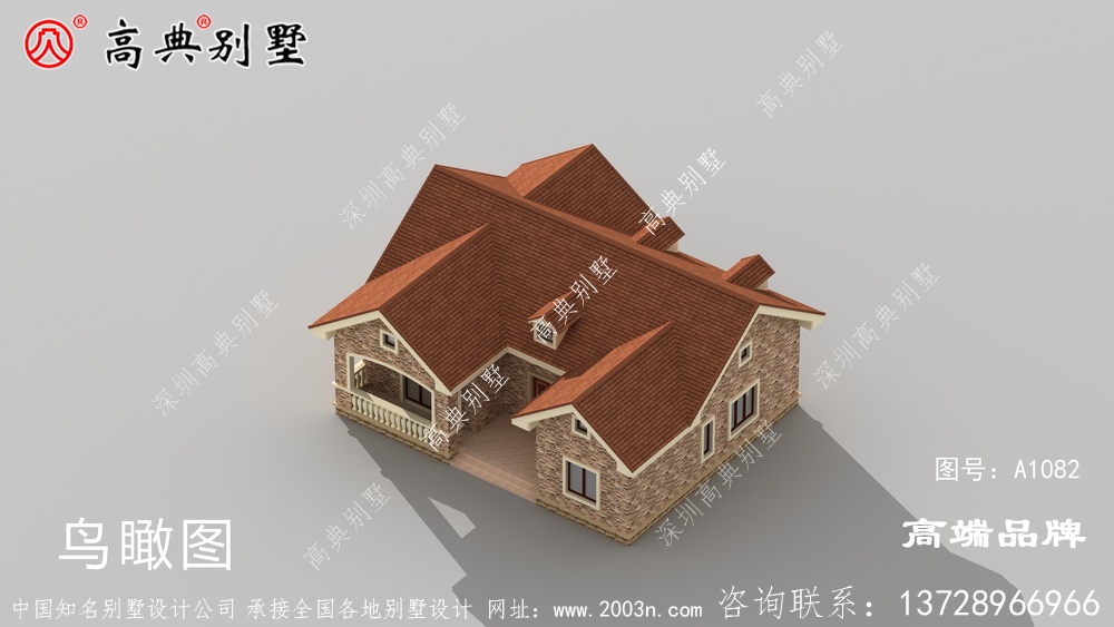 整栋建筑搭配少量构件，美的很大气。