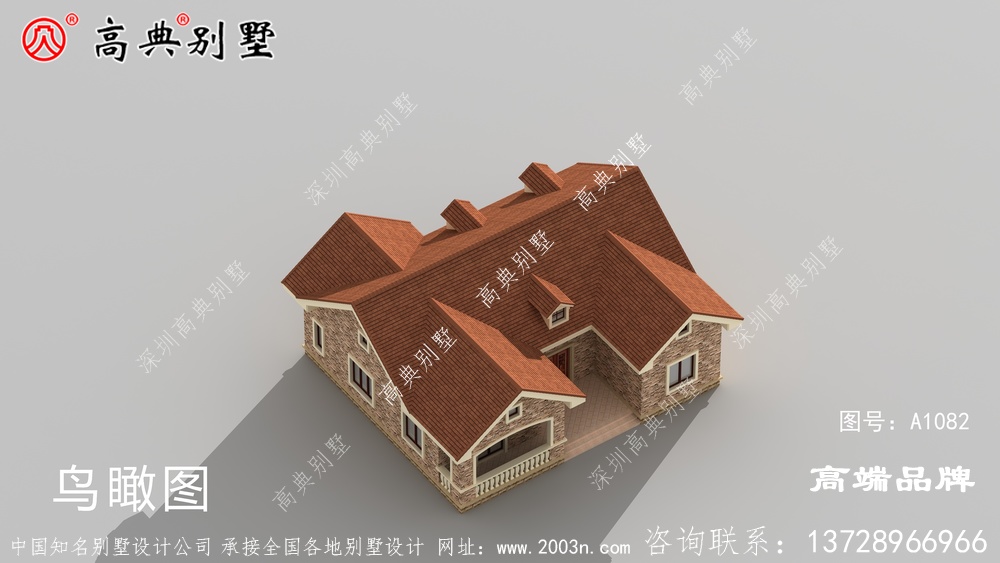 整栋建筑搭配少量构件，美的很大气。