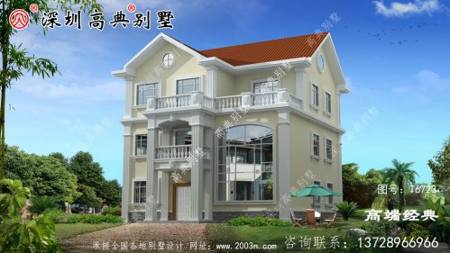 三层别墅，大气婉约，精致绝美，露台