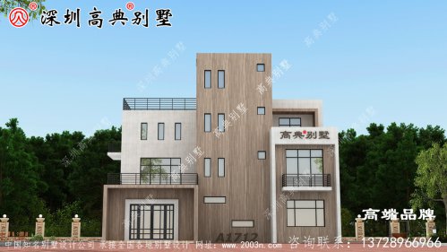 新中式四层别墅设计图，造价45万，能最