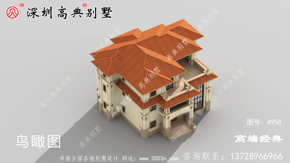 农村三层楼的设计图，户型实用性价比高。