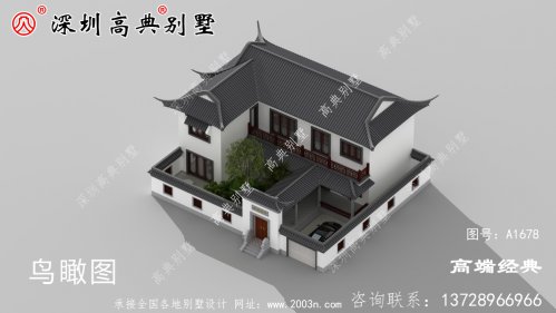 二层豪华别墅，农村200平米自建房图，