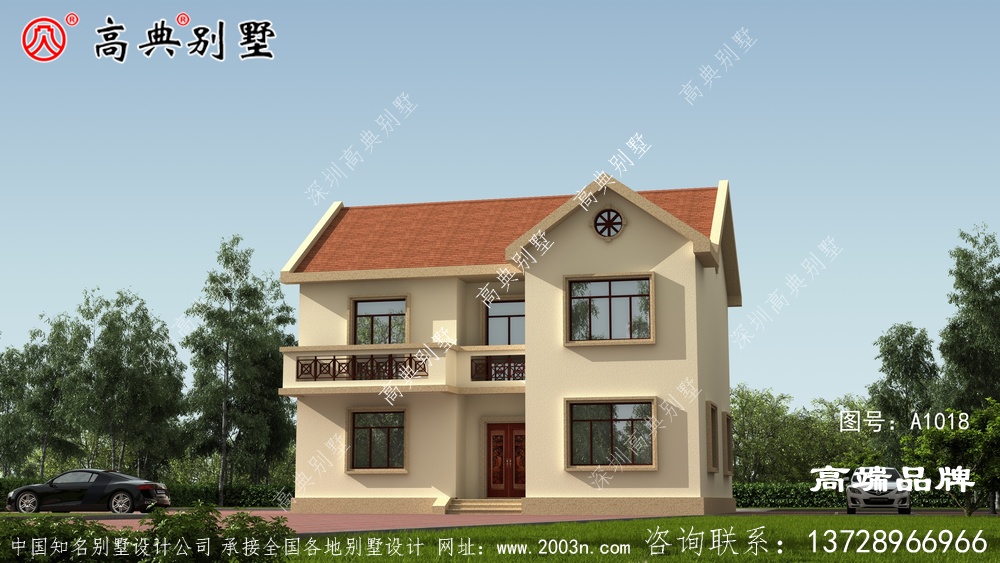 一个细节就形成了新颖美观的整体外立面