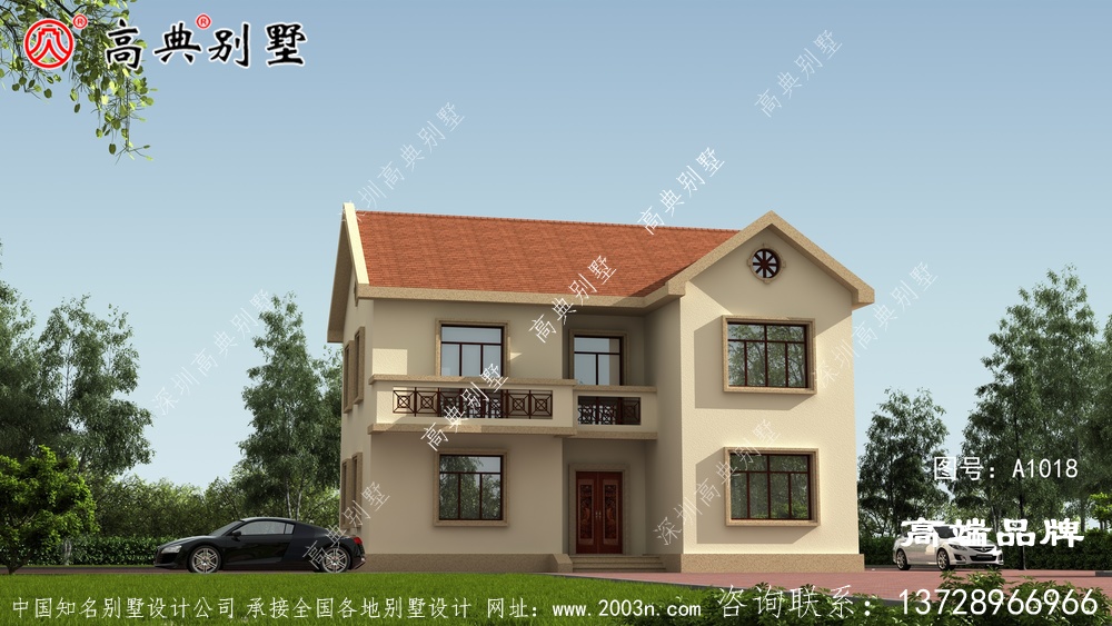 一个细节就形成了新颖美观的整体外立面