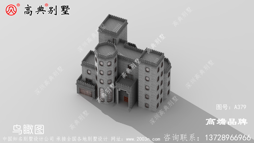 灰色外墙和平屋顶给整个房子带来宫殿般的视觉