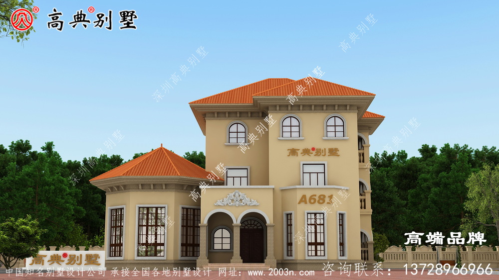 整体建造非常的简单没有多余的装饰，造价不高