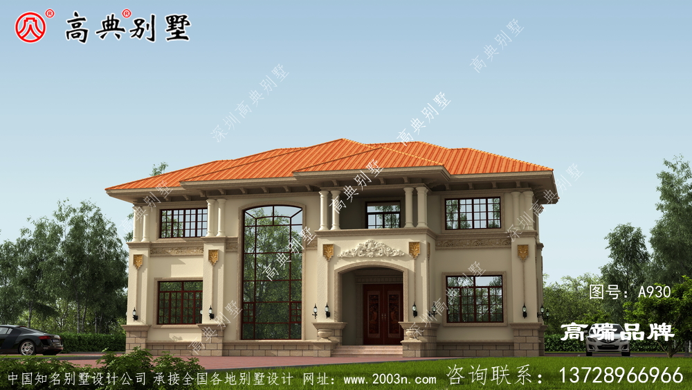 兼具实用性和美观，外观不比百万级别墅差