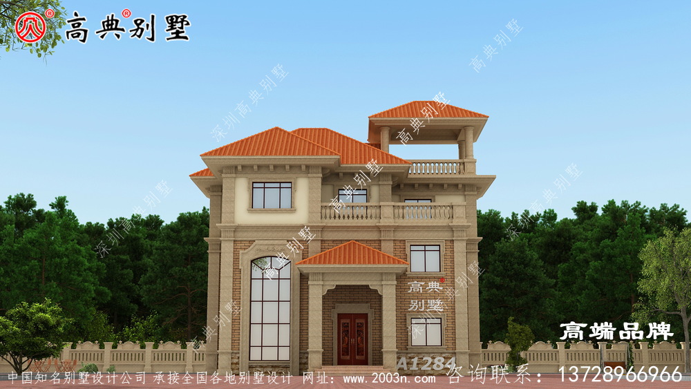 以欧式风格为中心，配合田园要素使整体更有设计感