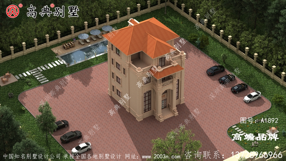 豪华欧式石材靓丽养眼的别墅谁又不喜欢呢？