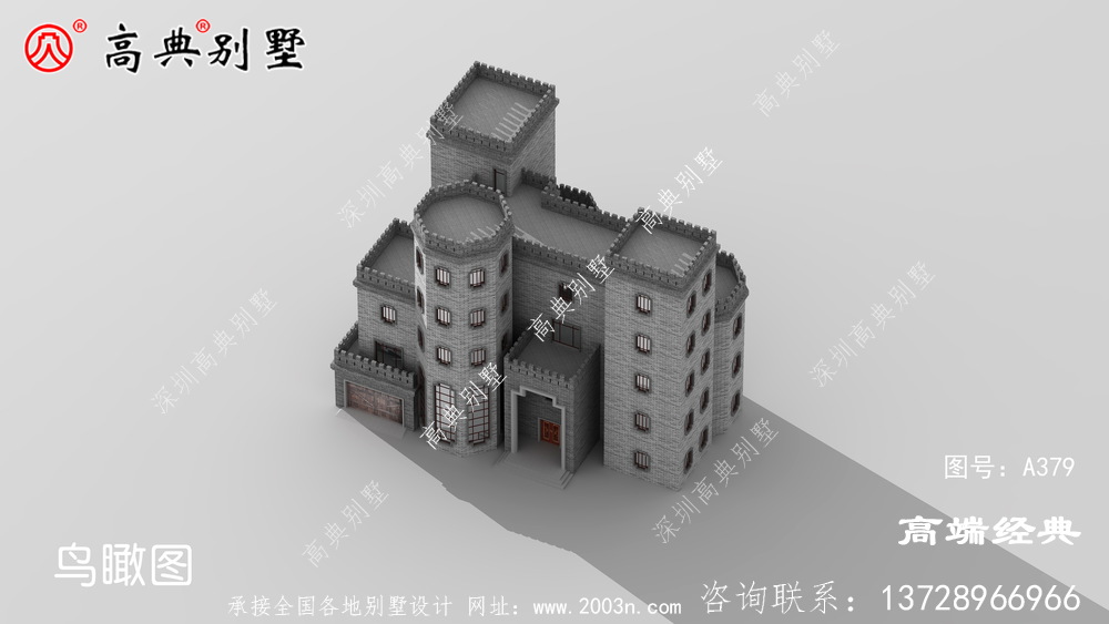 新农村大户型五层住宅设计图，娱乐设施齐全