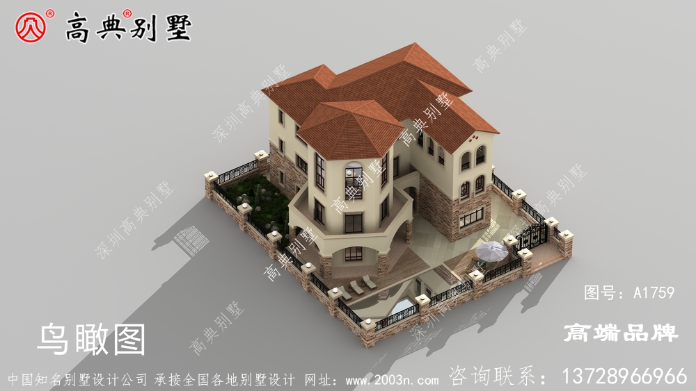 欧式独栋别墅设计图，掏空积蓄也要建！