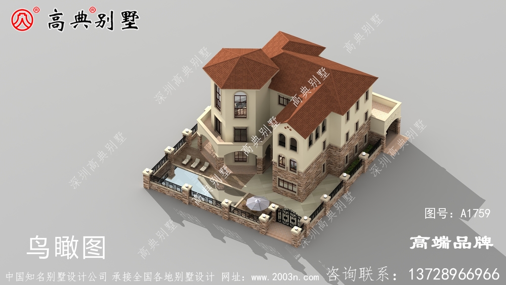 欧式独栋别墅设计图，掏空积蓄也要建！