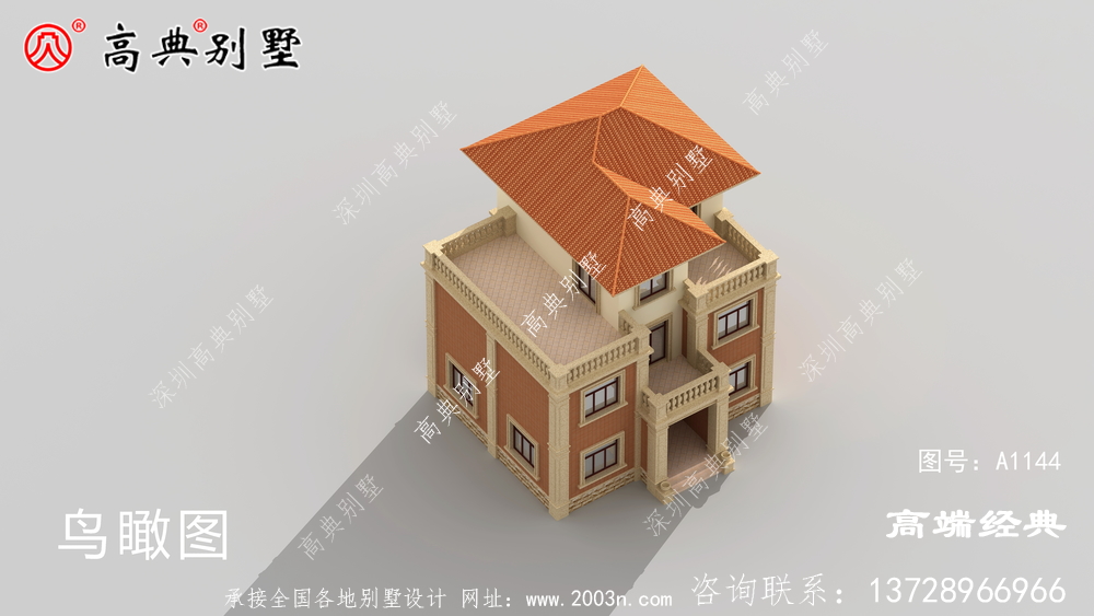 这款乡村自建别墅，功能齐全，风格优美。