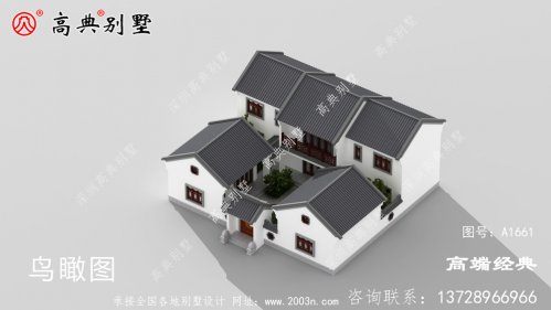 简约中式庭院两层别墅，建房无压力