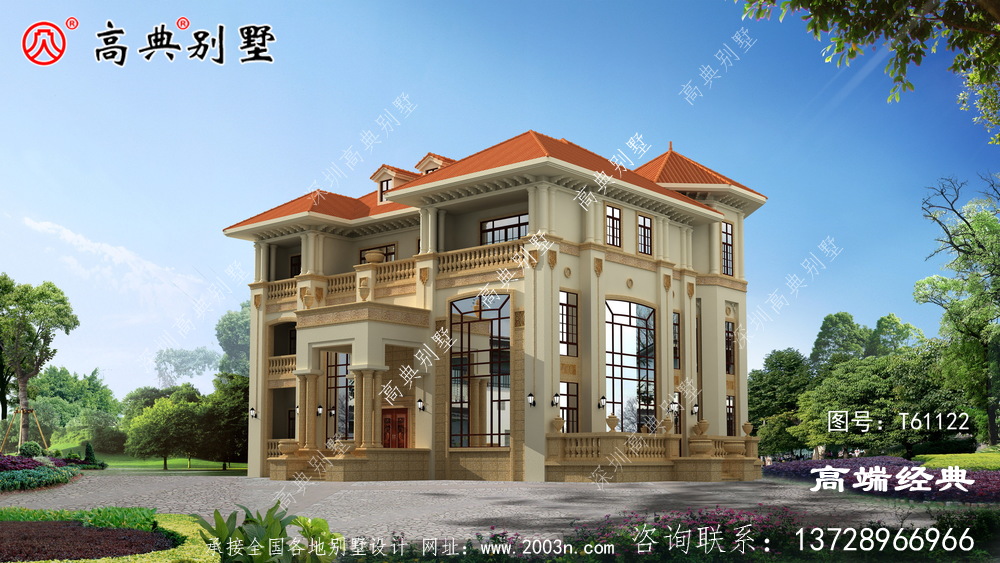 这一款是你想要简约又大气的别墅吗？