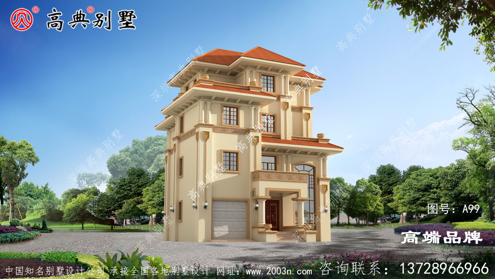 屋顶的大露台十分宽敞，是赏景的美地